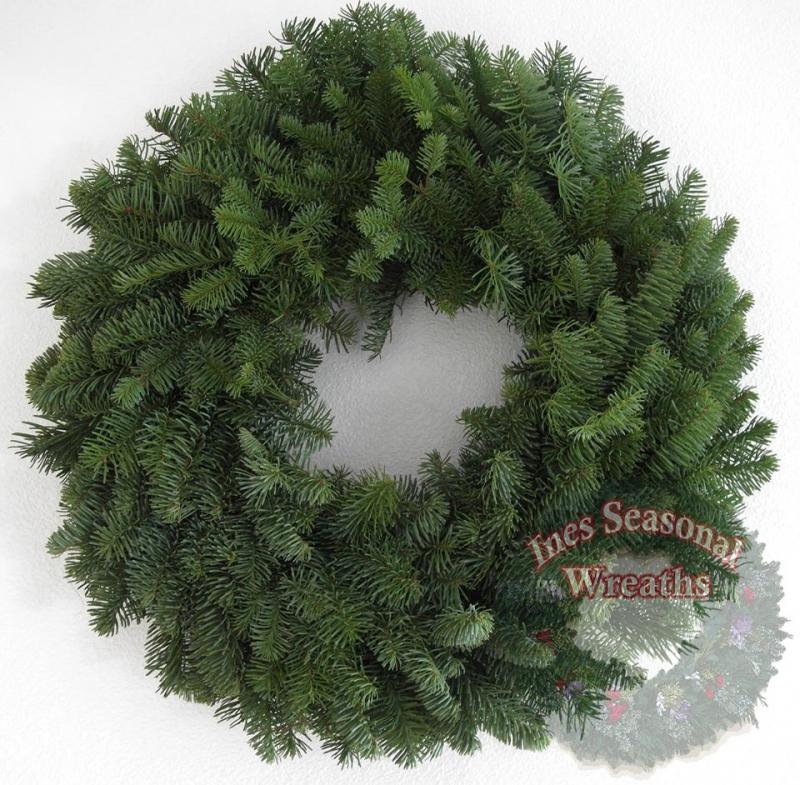 Noble Fir Wreath w/Cones